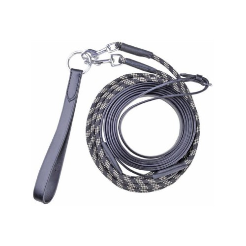 Renes Allemandes en cuir et corde HKM Renes Allemandes en cuir et corde HKM