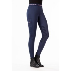 HKM Reitleggings Wien Style Silikon-Kniebesatz
