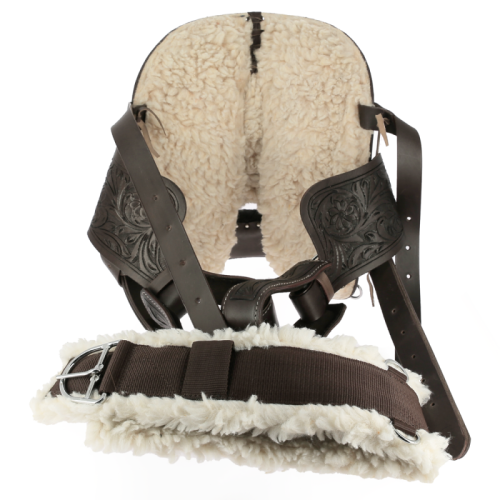 Selle western enfants cuir décorée... Selle western enfants cuir décorée...