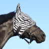 Maschera antimosche Zebra per orecchie Shetland su cavallo grande