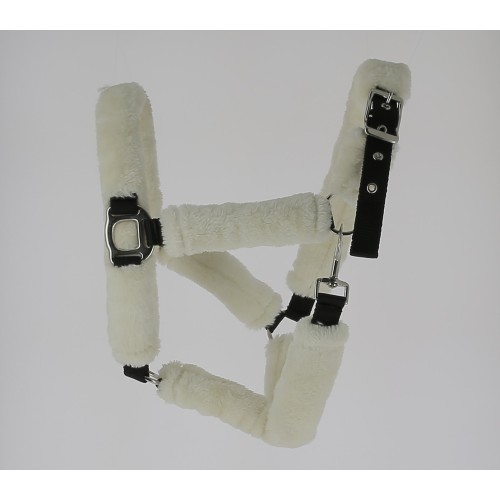 DMH Synthetisch schapenvacht halster