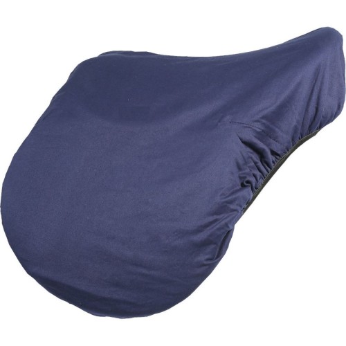 Housse de selle coton marine Housse de selle coton marine