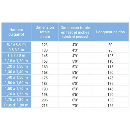 Decke Riding World Oxford 220g