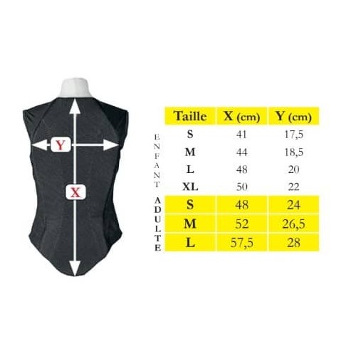 Gilet de protection dorsale Tattini... Gilet de protection dorsale Tattini...