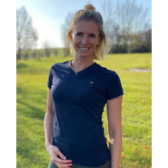 T-shirt Oana con scollo a V da donna di Aubenhausen