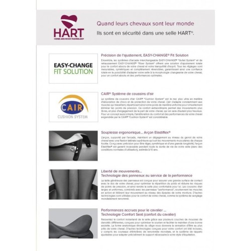 Selle WintecLite mixte Hart D'LUX