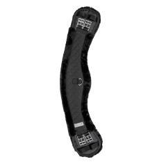 Sangle dressage demi-lune courte avec tissu molletonné