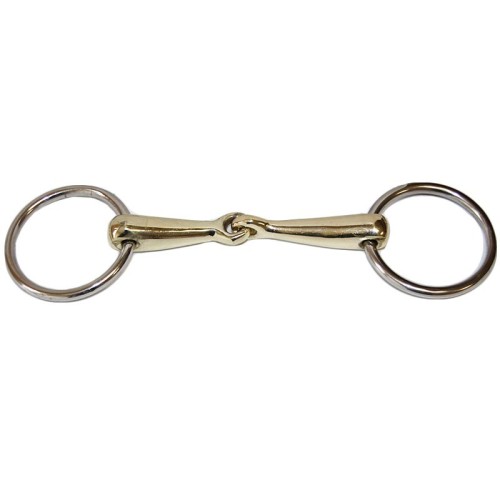 Mors 2 anneaux maillechort inox EE Mors 2 anneaux maillechort inox EE