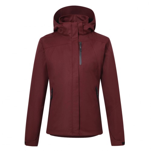 Bordeauxfarbene Ambria-Jacke Euro-Star