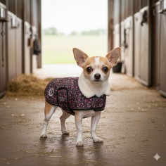 Cappotto IRHFlower Power Imperail-Riding Chihuahua