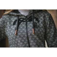 Sweat zippé Pénélope rosy