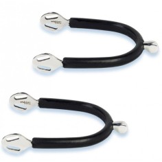 Gepolsterte Sporen mit Steeltec-Rädchen