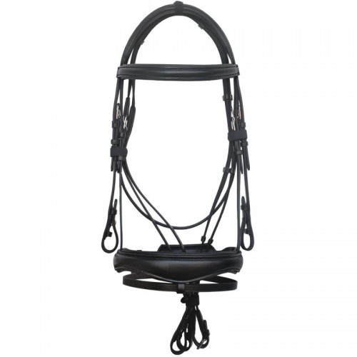 DMH Equitation Briglia in cuoio con...
