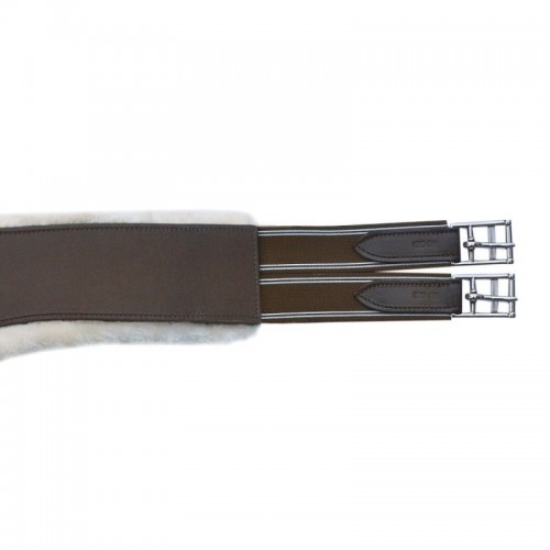 Sangle bavette cuir doublée mouton...