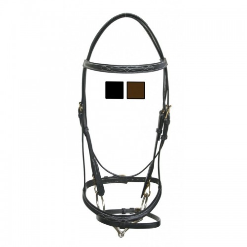 Bridle in pelle con cuciture Daslo...