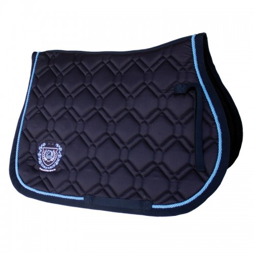 Doppelter Teppich mit Rautensteppung...