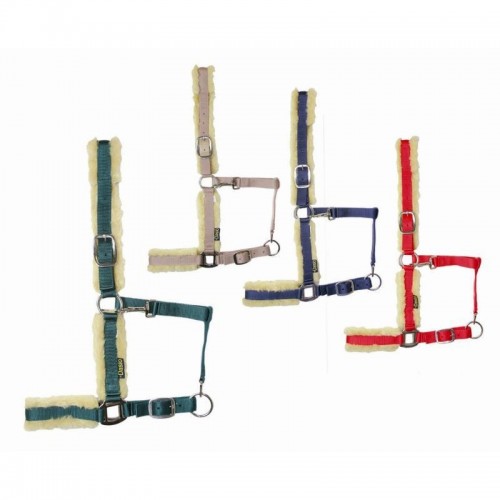 Halfter mit Schafsfell gefüttert...