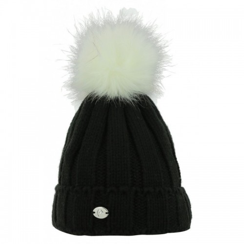 Bonnet pompon EQUITHÈME "Côtes"