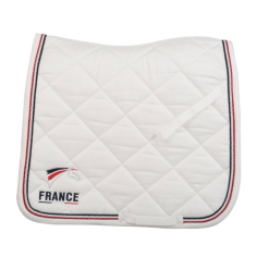Tapis de selle de dressage FFE logoté Lamicell avec trois...