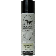 SAPO Spray wasserabweisend 2-in-1 für Leder und Stoffe.