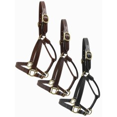 Licol cuir renforcé nylon triple couture