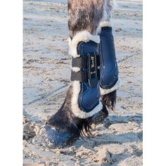 TdeT Polainas de protección de tendones Interior de piel...